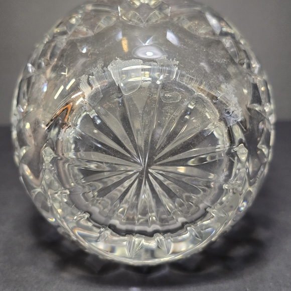Waterford "Lafford" Blown Crystal Carafe Decanter Wine Water Round 10" - Picture 12 of 14